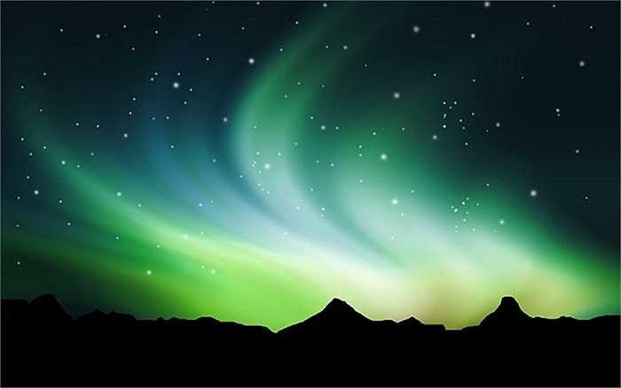 Cực quang thường xuất hiện vào tháng 9, tháng 10 và tháng 3, tháng 4. Trong đêm tối, ánh sáng càng rực rỡ và ấn tượng hơn