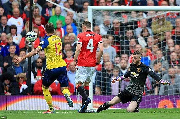 Thủ môn David De Gea vẫn thi đấu xuất sắc như thường lệ. 