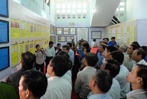 Triển lãm bản đồ, tư liệu, khẳng định chủ quyền, Hoàng Sa, Trường Sa, Việt Nam, Quảng Nam