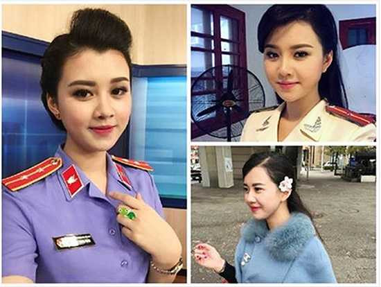 Cộng đồng mạng chia sẻ loạt ảnh của một nữ công an diện đồng phục ngành với gương mặt xinh như hot girl. 