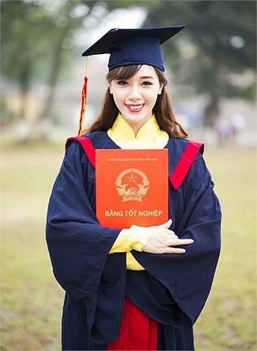 Hà Min hiện là sinh viên năm cuối Đại học Kinh tế kỹ thuật công nghiệp Hà Nội.