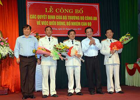 bổ nhiệm, công an Đà Nẵng, giám đốc, thành ủy, Bộ công an