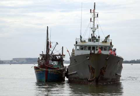 cứu nạn, tàu cá, trên biển, Hoàng Sa, Hải quân, Đà Nẵng, ngư dân