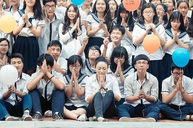 Cô trò cùng ước nguyện cho quãng đường tiếp theo.