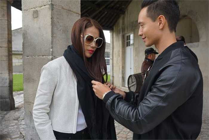 Trương Ngọc Ánh hạnh phúc khi luôn được Kim Lý chăm sóc.