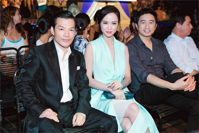 Trần Bảo Sơn và Ngọc Anh trên hàng ghế khán giả.