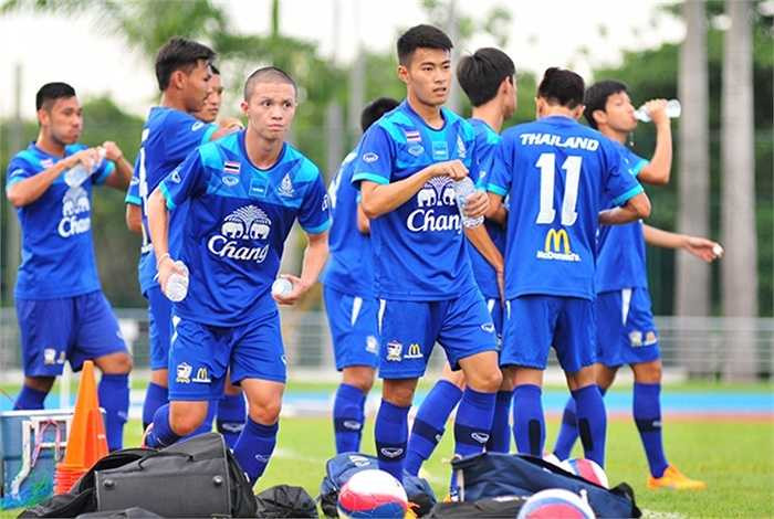 U23 Thái Lan dự SEA Games có sự tăng cường của 6 tuyển thủ vừa tham dự trận đấu gặp Việt Nam ngày 24/5 vừa rồi là Chanathip, Narubadin, Tanaboon, Peerapat, Sarat và Chanin.