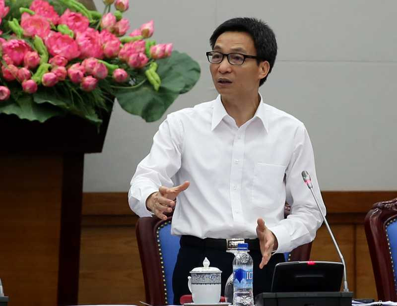 Phó Thủ tướng Vũ Đức Đam nhấn mạnh đổi mới công tác đào tạo nhân lực ngành Y tế nhằm giải quyết căn bản vấn đề chất lượng nhân lực y tế. Ảnh: VGP/Đình Nam