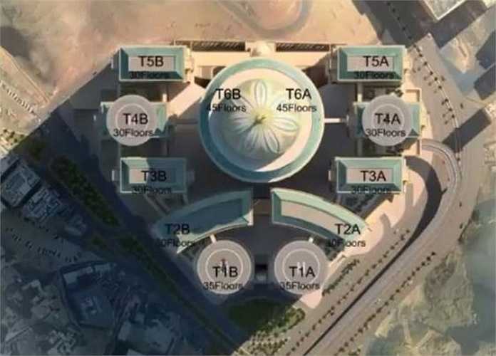 Sau khi xây xong, tại công trình này sẽ có 10 tòa tháp đạt tiêu chuẩn 4 sao và 2 tòa tháp đạt chuẩn 5 sao phục vụ khách