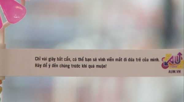 Dòng thông điệp “cảnh tỉnh” các bậc phụ huynh