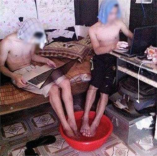 Và đây là một trong những 'sáng kiến' chống chọi với nắng nóng - Nguồn: Internet.