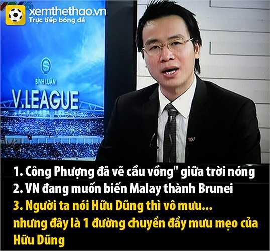 BLV Tạ Biên Cương hết lời khen Công Phượng.