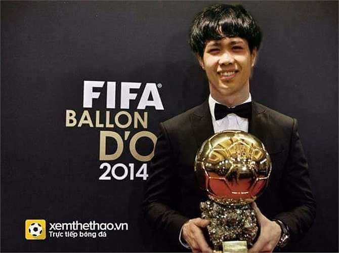 Công Phượng cũng được lắp ghép vào hình ảnh của C.Ronaldo.