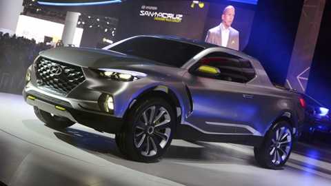 Xe bán tải Hyundai Santa Cruz gây choáng tín đồ xe hơi