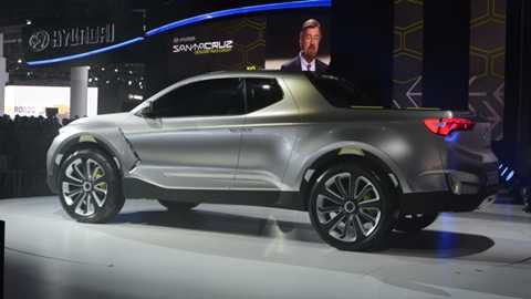 Xe bán tải Hyundai Santa Cruz gây choáng tín đồ xe hơi