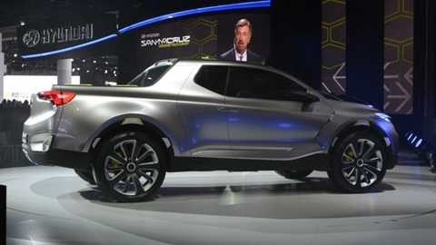 Xe bán tải Hyundai Santa Cruz gây choáng tín đồ xe hơi