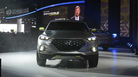 Xe bán tải Hyundai Santa Cruz gây choáng tín đồ xe hơi
