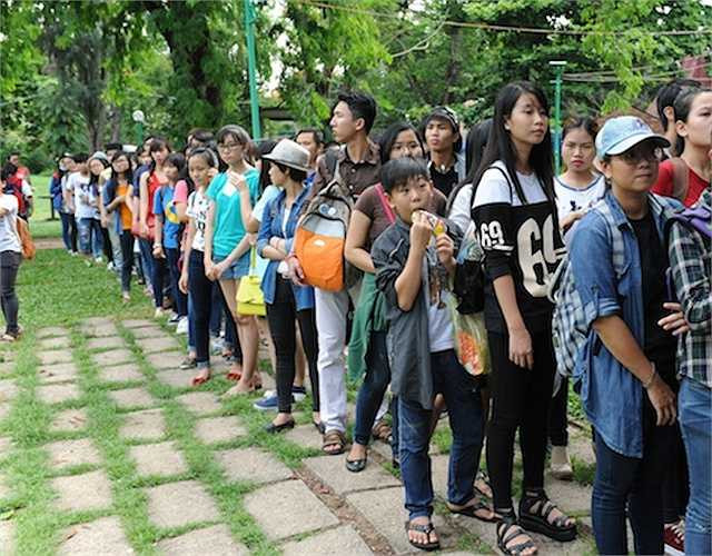 Rất nhiều khán giả trẻ cũng tham gia sự kiện.