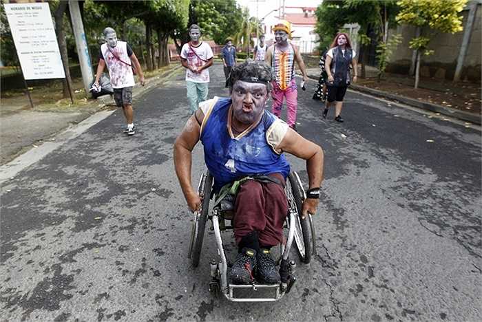 Đội hình zombie ở Managua, Nicaragua