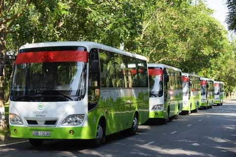 Ecopark bổ sung thêm 5 xe Ecobus chất lượng cao