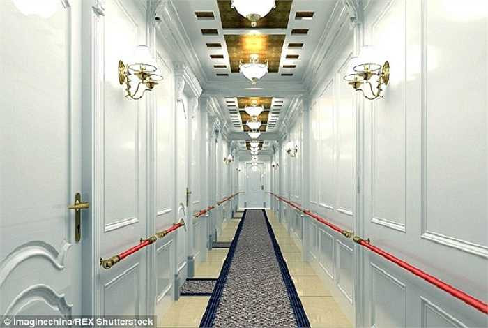 Sẽ có phòng khiêu vũ, các bữa tiệc bên bể bơi và hoạt động giải trí mang kiểu cách Las Vegas trên con tàu phiên bản thời hiện đại này.