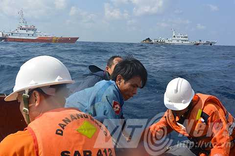 cứu nạn, tàu sar, Danang MRCC, Đà Nẵng, cứu ngư dân, Trung Quốc, uy hiếp
