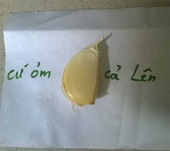 'Cứ ỏm (củ) TỎI cả lên', một câu đố hình đoán chữ rất hài hước