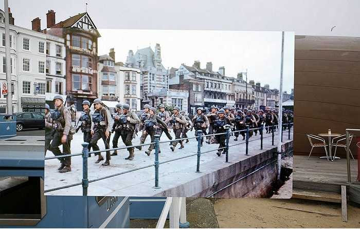 Thành phố Weymouth, Anh là nơi binh sĩ Mỹ lên tàu tới vùng biển Omaha trong chiến dịch đổ bộ lên vùng Normandy