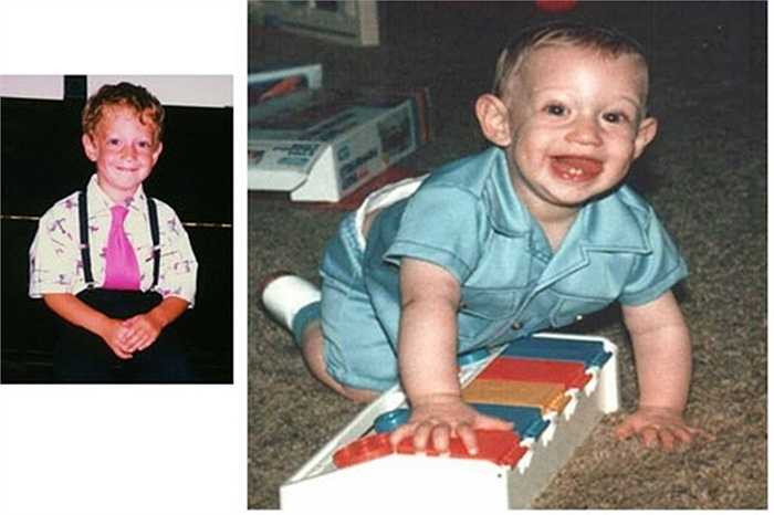 Hình ảnh ngày bé của tỷ phú Facebook. 