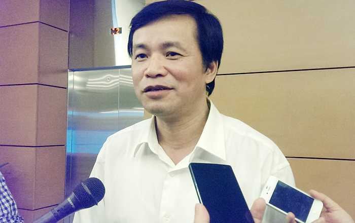 Chủ nhiệm Văn phòng Quốc hội Nguyễn Hạnh Phúc trao đổi với báo chí chiều 9/6 (Ảnh: Phạm Thịnh) 