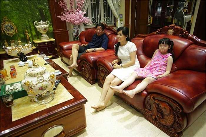 Gia đình Trang Nhung thường sinh hoạt chung ở đây. 