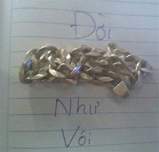 'Đời BẠC như vôi', và đây đúng là bạc thật đến 95%.