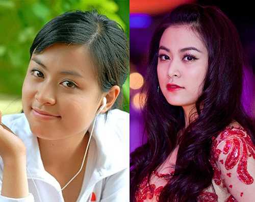 Ngày nay, vẻ đẹp của mỹ nữ họ Hoàng được hoàn thiện nhờ làn da trắng, lối trang điểm phù hợp. 