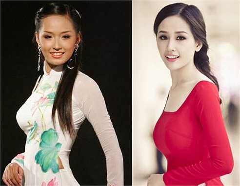 Mai Phương Thúy là hoa hậu có sự thay đổi nhan sắc rõ rệt nhất trong số các hoa hậu Việt Nam