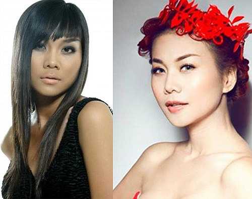 Thanh Hằng trước kia và hiện tại đều có vẻ đẹp cá tính và sắc sảo.