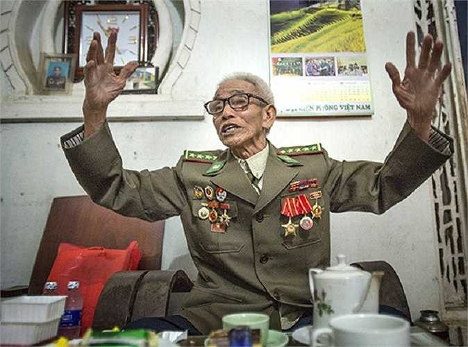 Một cựu chiến binh 82 tuổi, từng tham gia chiến dịch Điện Biên Phủ