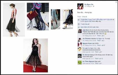 Hà Hồ chứng minh rằng bộ cánh bị chê xấu đang là xu hướng rất hot trên thế giới.