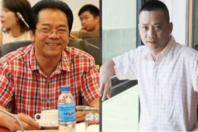 Hai bố con diễn viên Bình Trọng.