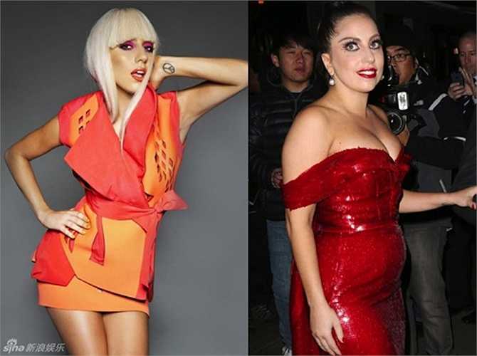 'Nữ quái' Lady Gaga không thực sự mảnh mai như trên hình. 