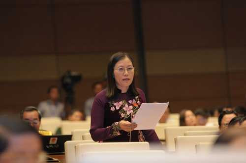 Đại biểu Lê Thị Nga (Thái Nguyên) 