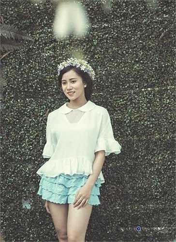 Hot girl xinh đẹp từng đạt huy chương Vàng cuộc thi 'Giọng hát các trường dân tộc nội trú toàn quốc' tại Cần Thơ 2014. 