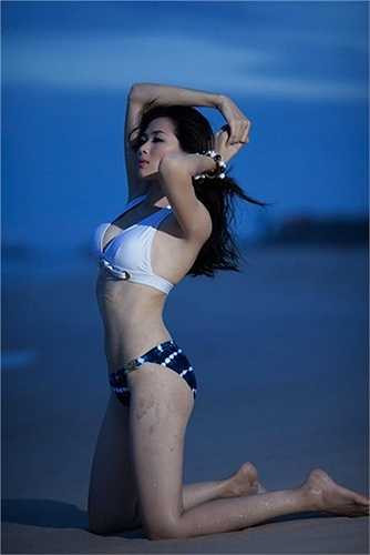 Từng là người mẫu nên Mạc Anh Thư sở hữu vóc dáng rất hoàn hảo. 