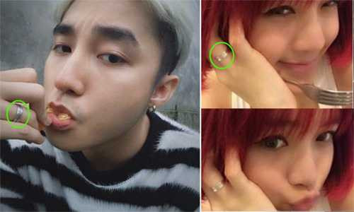 Sơn Tùng và Thiều Bảo Trâm bị fan phát hiện xài đồ đôi và thường dành cho nhau nhiều tin nhắn ẩn ý trên mạng xã hội.