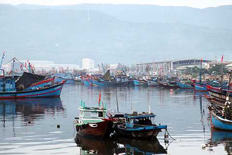 ngư dân, tránh bão, miền Trung, khẩn trương, về bờ, Đà Nẵng, Quảng Nam, Quảng Ngãi