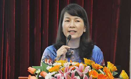 Hiệu trưởng Trường THCS&THPT Nguyễn Thị Thu Anh