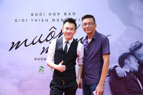 Dương Triệu Vũ và nhạc sỹ Thái Thịnh.