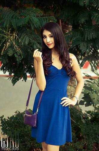 Cô chia sẻ: 'Đêm chung kết, khi nghe thấy tên Thanh Tú được xướng lên trên sân khấu, mình cảm thấy rất vui sướng, may mắn và xúc động'. 