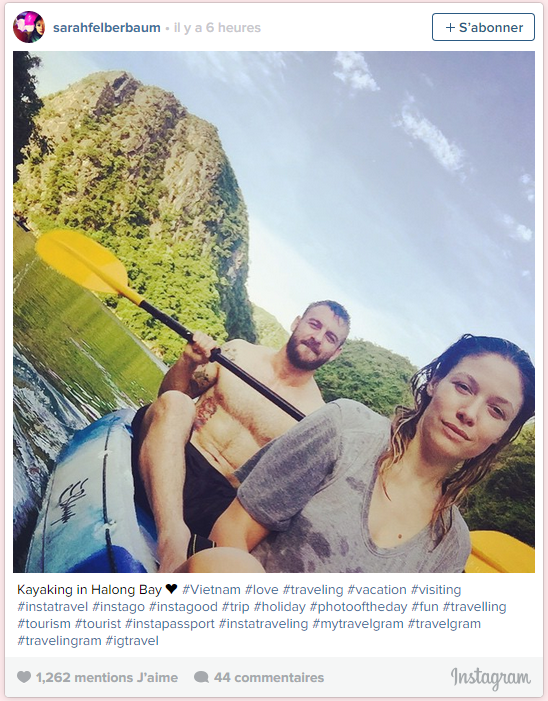 Ảnh đăng trên instagram của Sarah vợ De Rossi