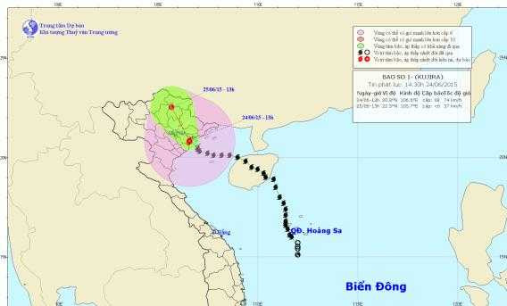 Bão giật cấp 12 đổ bộ vào Quảng Ninh - Hải Phòng