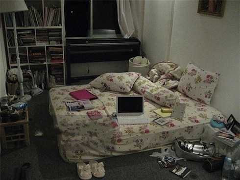 Căn phòng Thủy Tiên thuê khi mới lên Sài Gòn lập nghiệp.